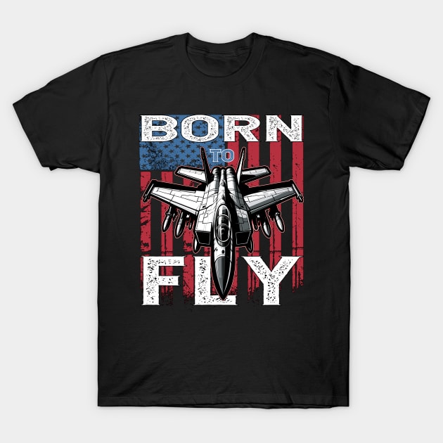 Born To Fly T-Shirt by maknatess